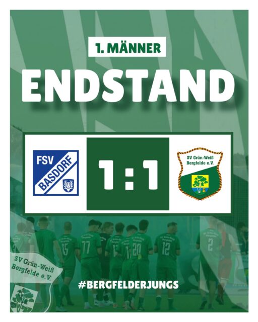 Deckel drauf. Saison beendet. ✅💚

Nur eine Niederlage in den letzten elf Spielen spricht eine klare Sprache. Ein starker Schlussspurt unserer 1. Männermannschaft, auf den wir aufbauen können. Jetzt heißt es durchatmen, Sonne tanken und Kräfte sammeln. Sommerpause!

#bergfelderjungs